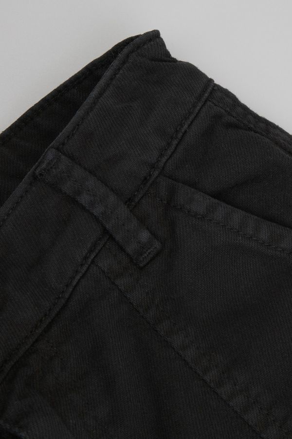 Spodnie jeansowe czarne cargo z kieszeniami 2218531