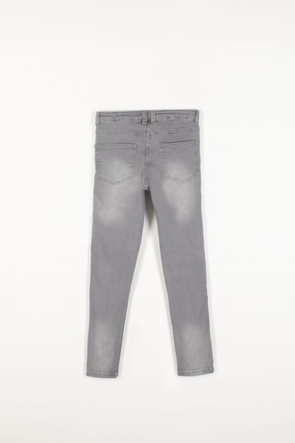 Spodnie jeansowe z ozdobnymi lampasami o fasonie REGULAR  2155391