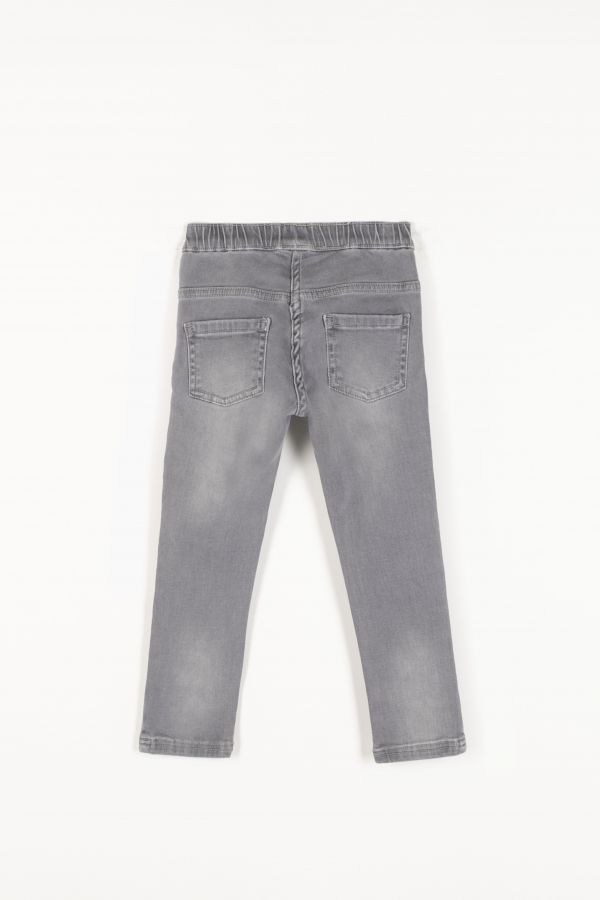 Spodnie jeansowe z ozdobnymi lampasami o fasonie SLIM 2155475