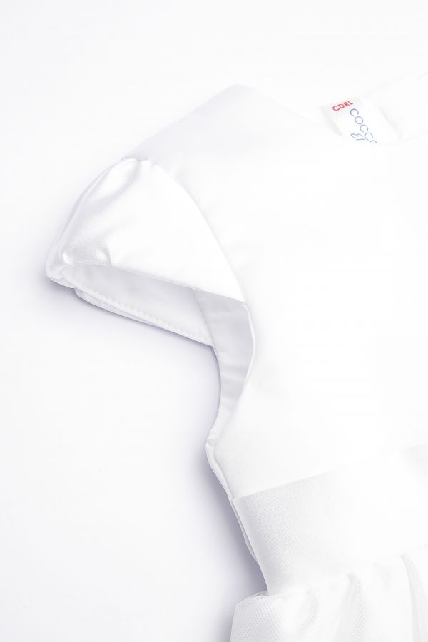 Sukienka tkaninowa biała na bawełnianej podszewce 2157056