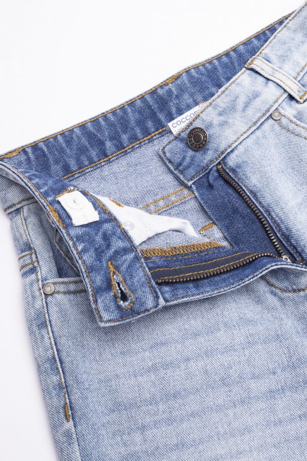 Spodnie jeansowe z modnym efektem sprania o fasonie REGULAR 2194071