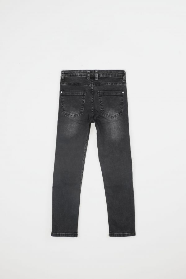 Spodnie jeansowe z efektem sprania o fasonie REGULAR 2194085