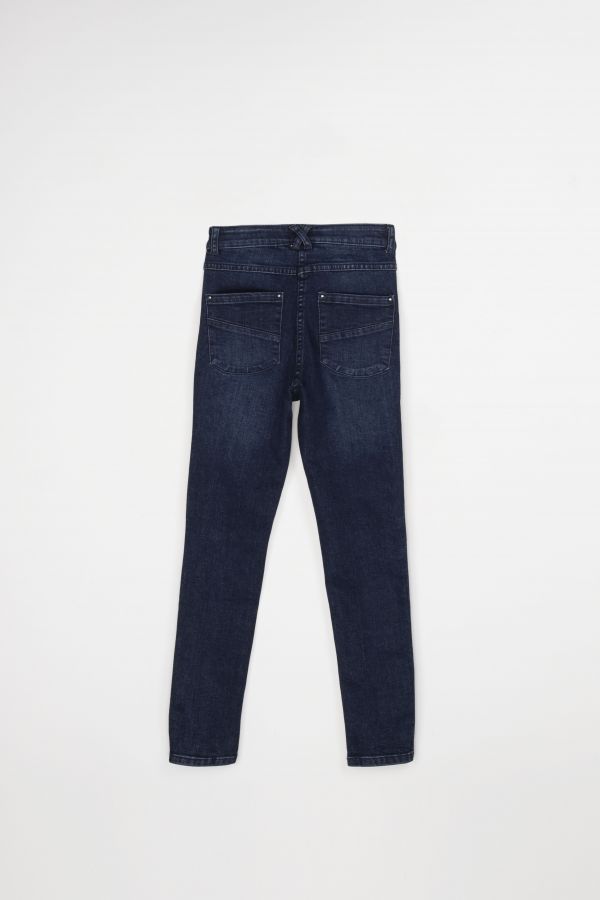 Spodnie jeansowe z cekinami na kieszeniach REGULAR FIT 2112585