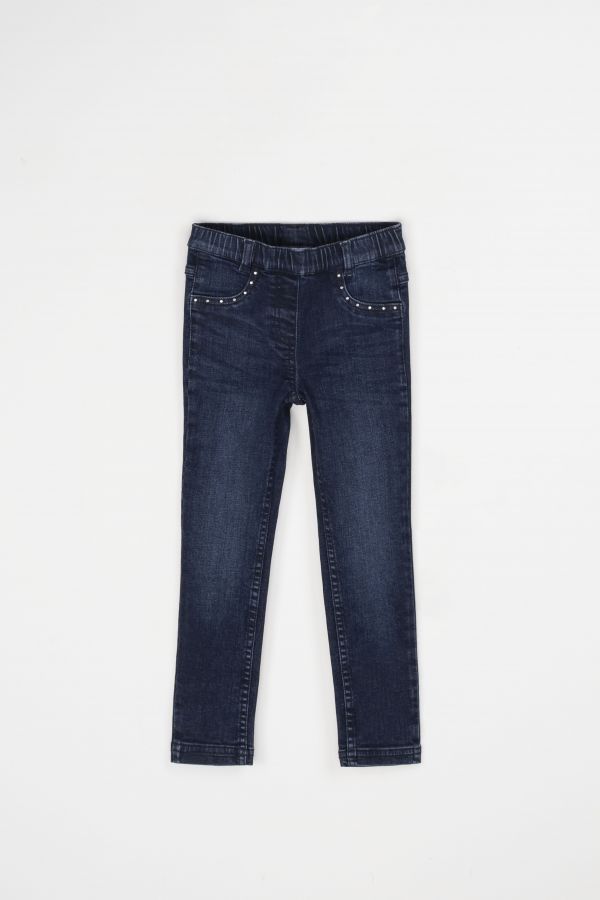 Spodnie jeansowe ze zdobieniem na kieszeniach TREGGINS