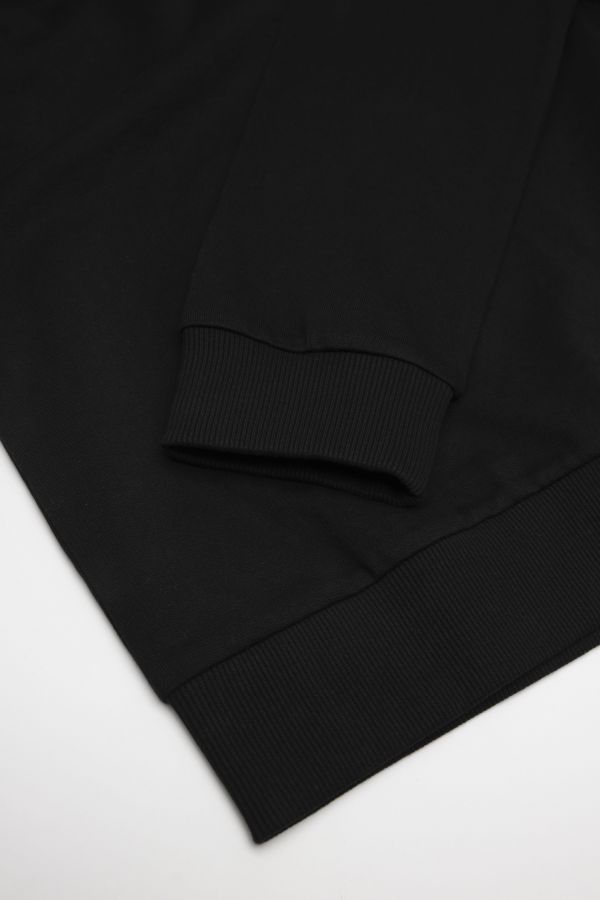 Bluza dresowa czarna z nadrukiem 2113424