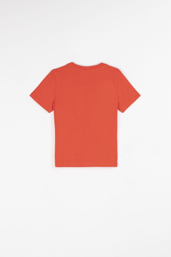 T-shirt z krótkim rękawem czerwony z motywem robota 2115530