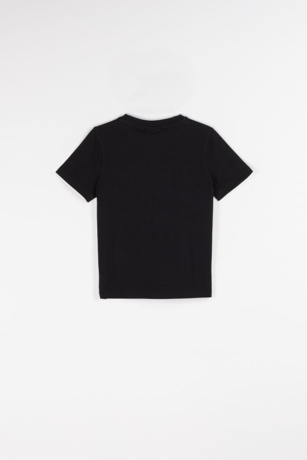 T-shirt z krótkim rękawem czarny z kolorowym nadrukiem 2115661