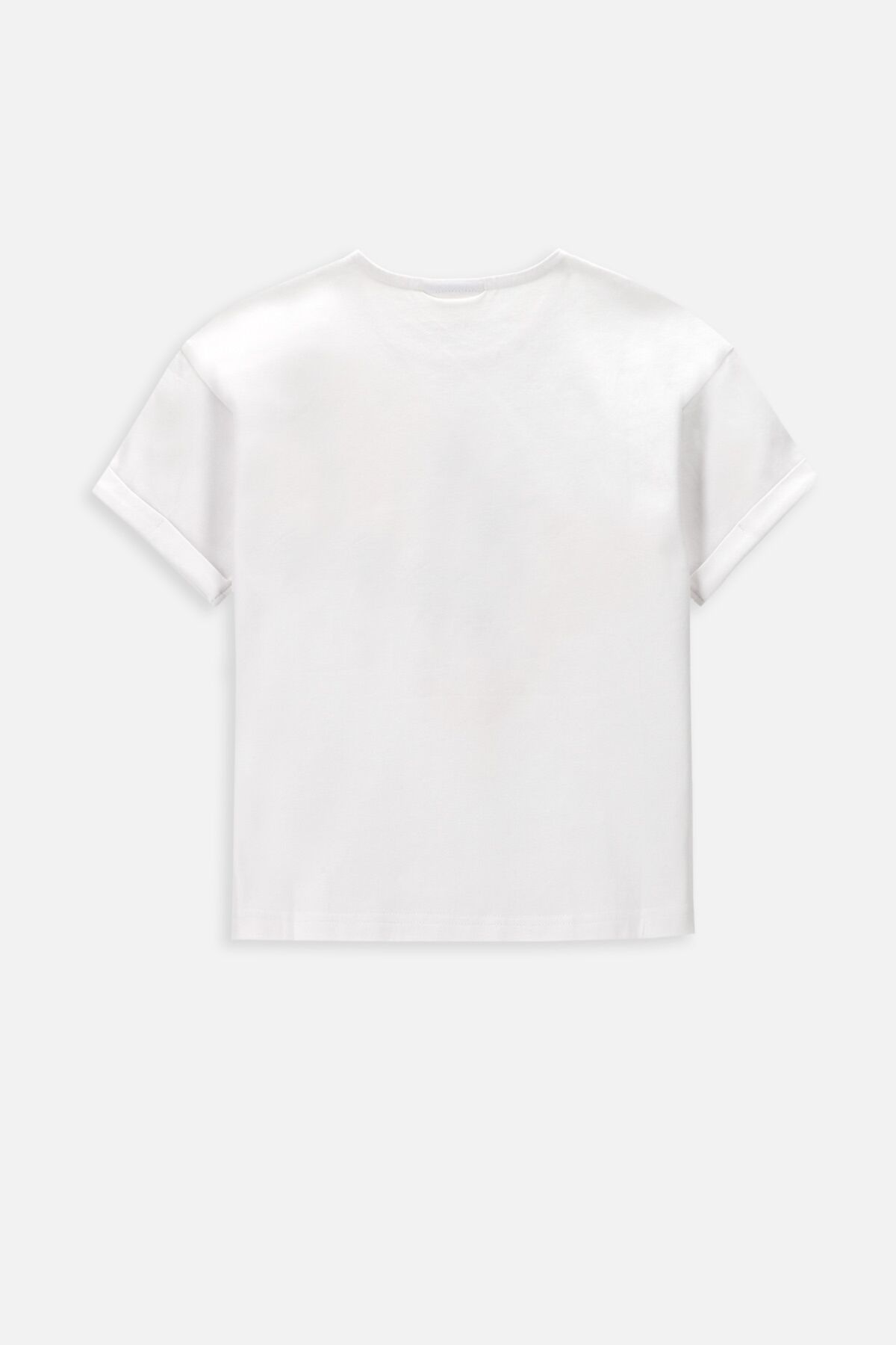 T-shirt z krótkim rękawem biały z nadrukiem motyla 2236391