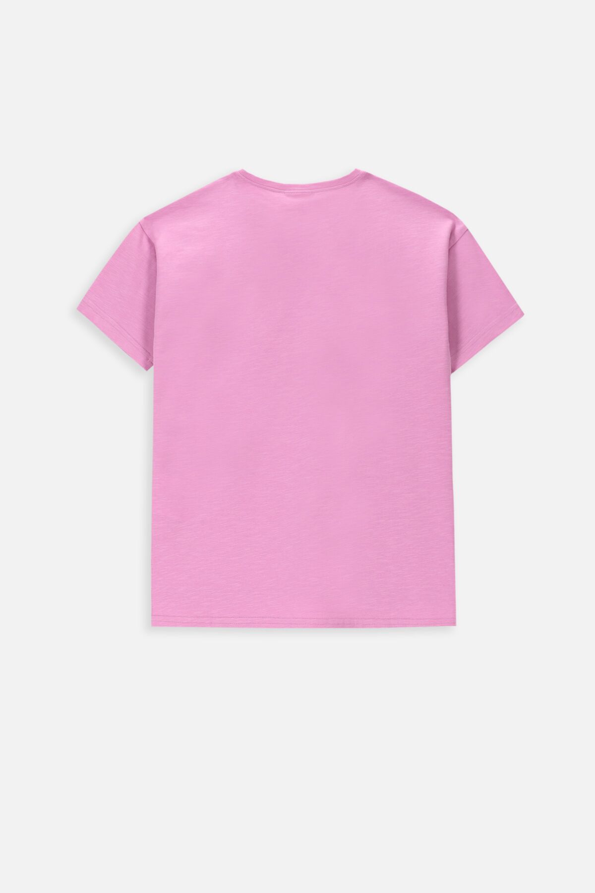 T-shirt z krótkim rękawem różowy z napisem na przodzie 2234619