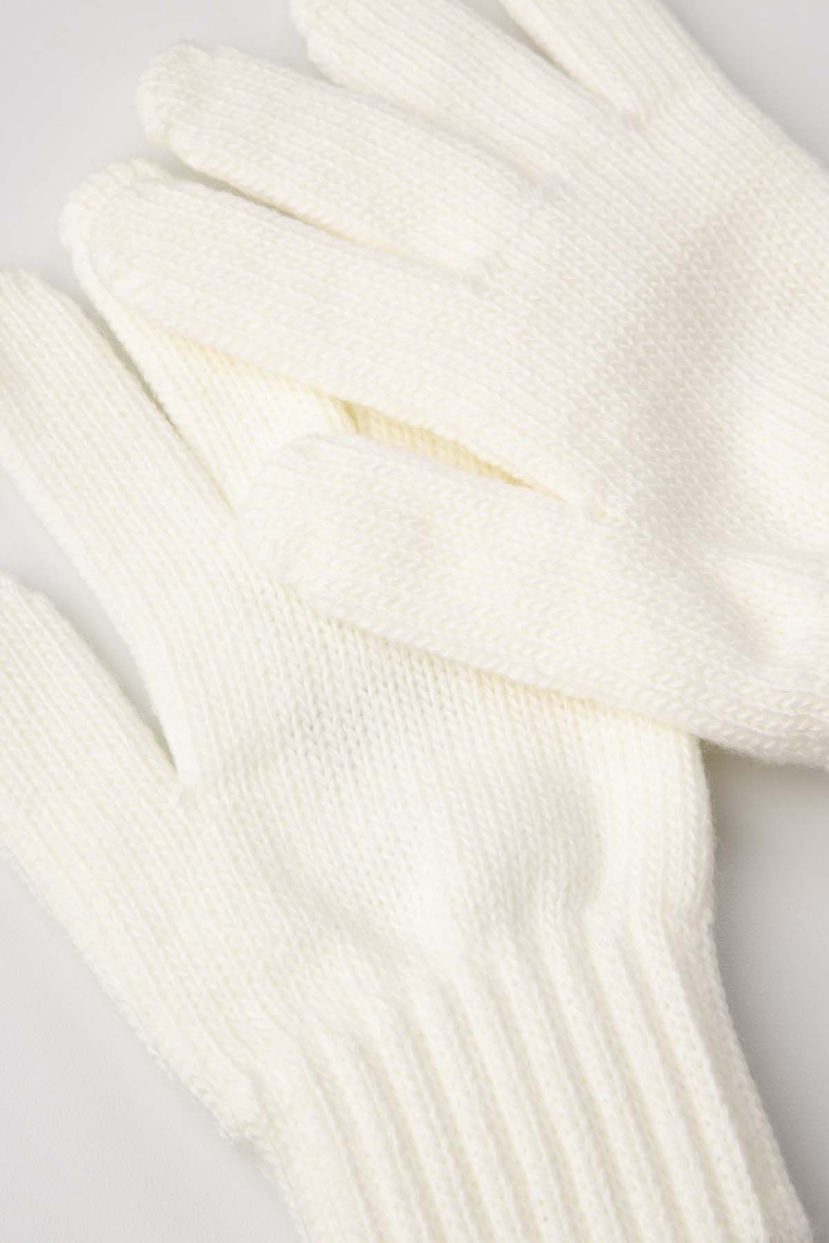 Rękawiczki dziewczęce pięciopalczaste swetrowe 2227274