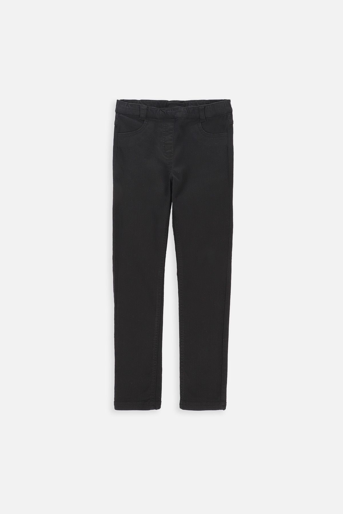 Spodnie jeansowe czarne ze zwężaną nogawką 2220109