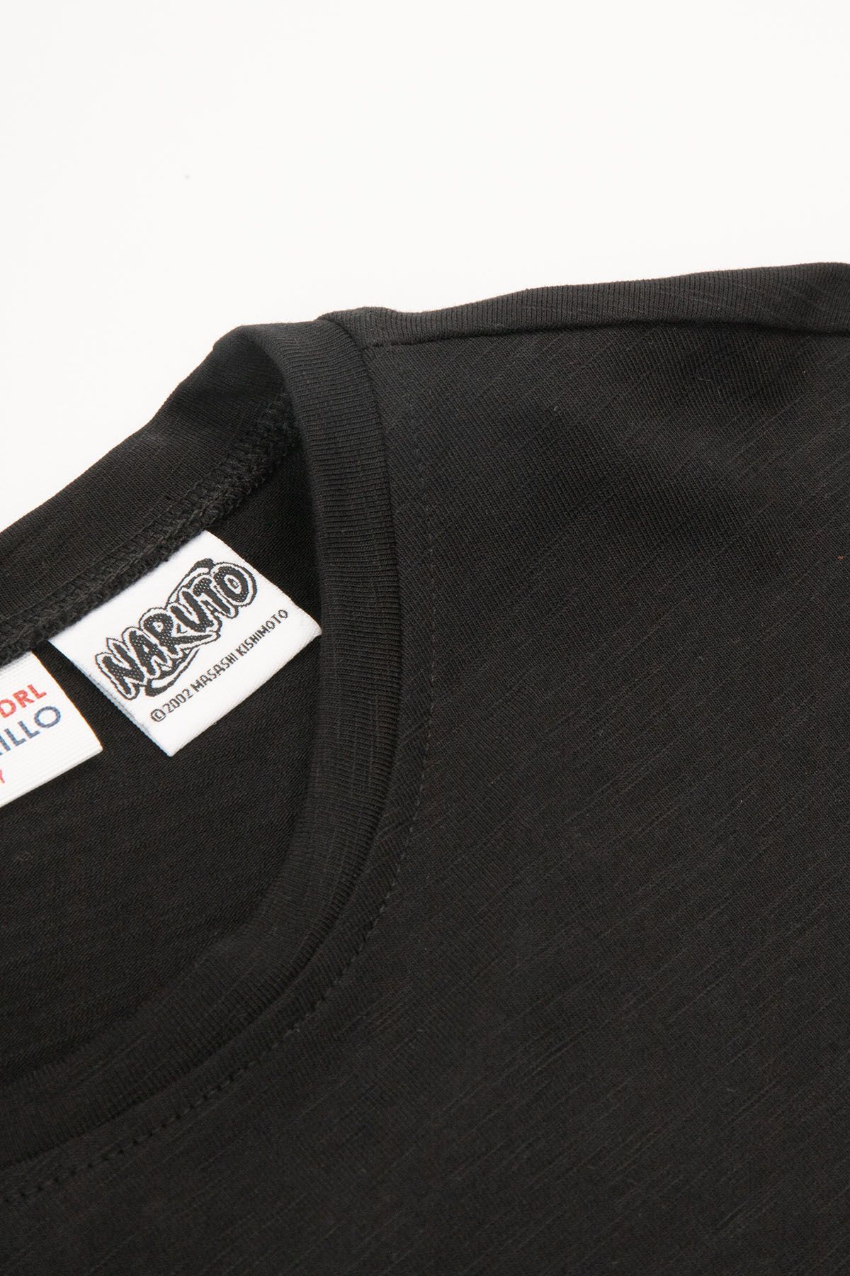 T-shirt z długim rękawem czarny z nadrukiem, licencja NARUTO 2220812