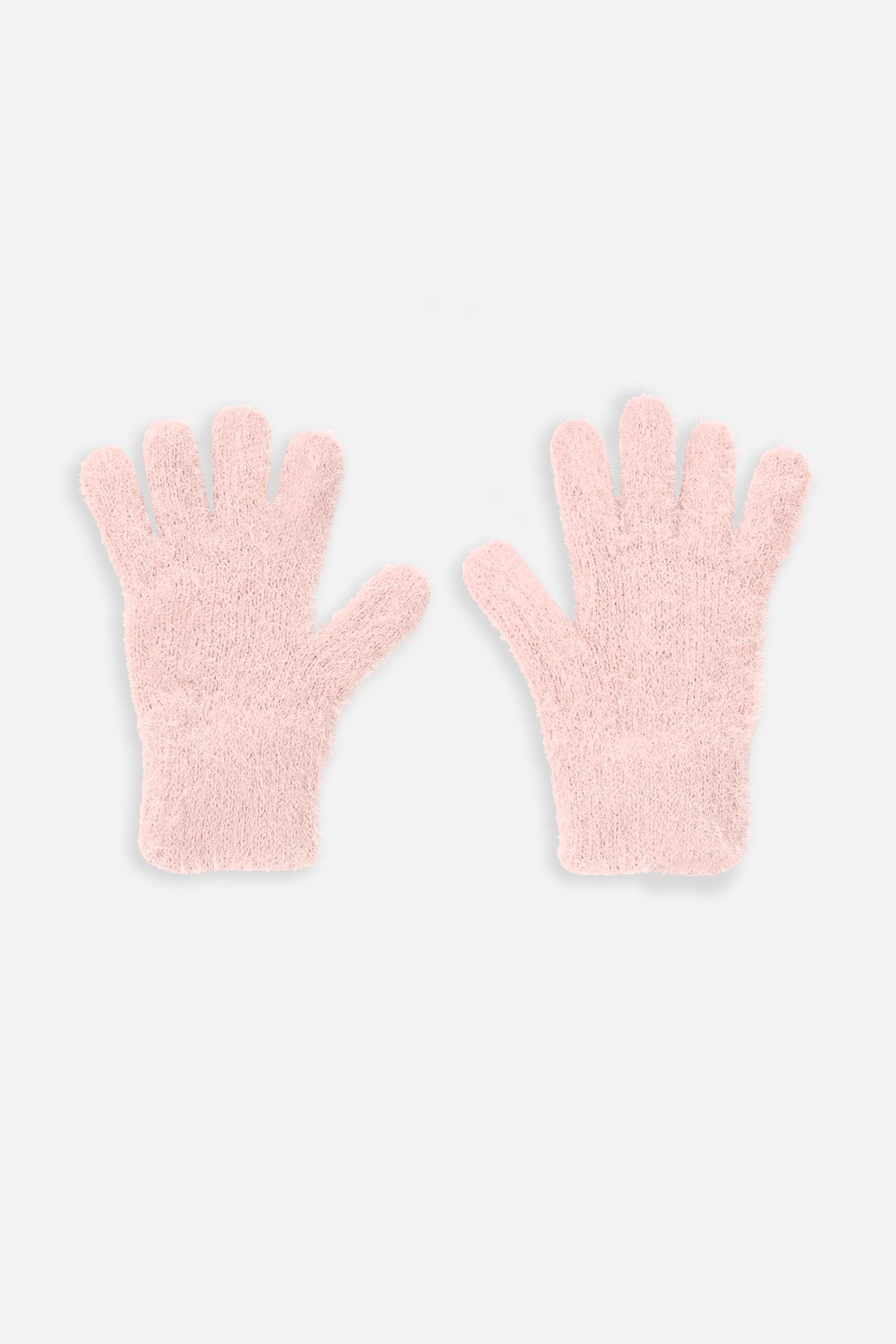 Rękawiczki różowe pojedyncze swetrowe 2227119