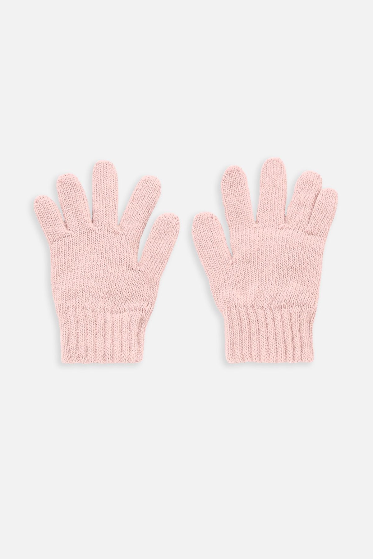 Rękawiczki różowe pojedyncze swetrowe 2227123