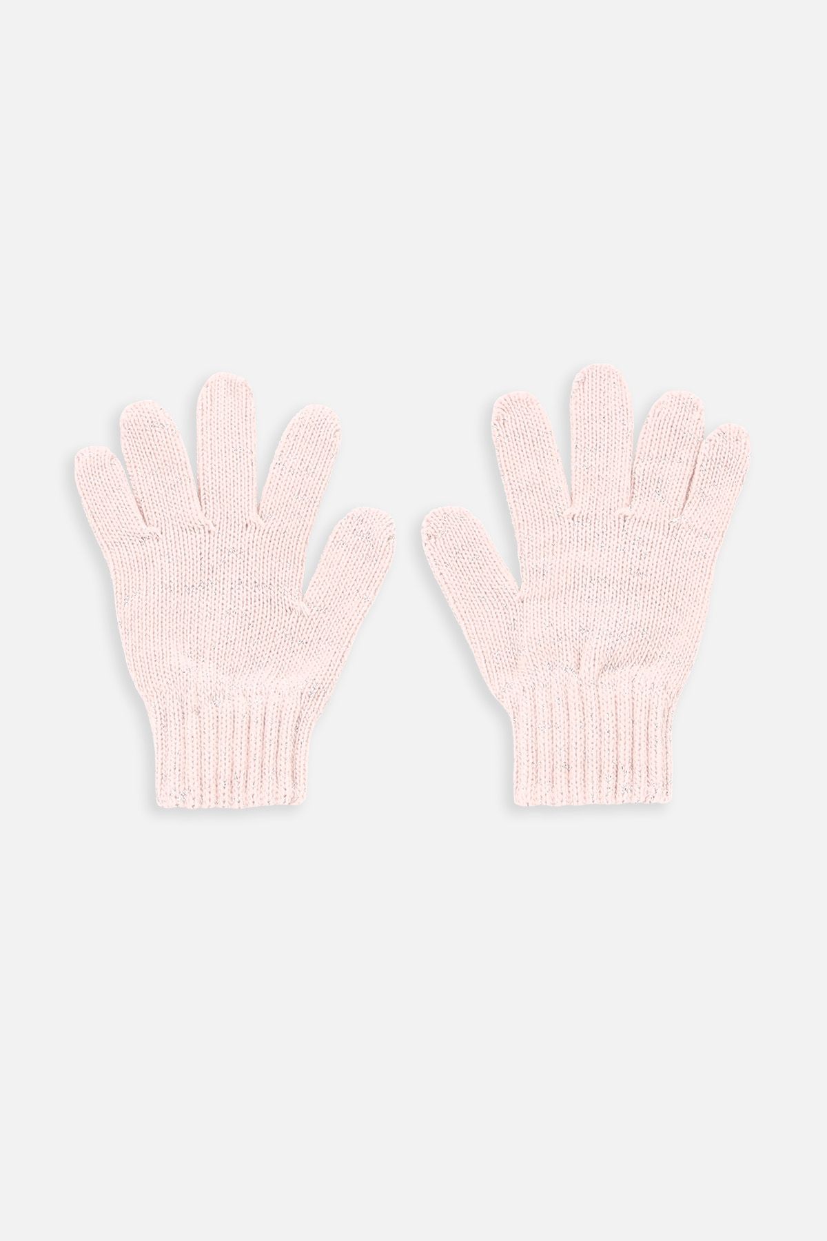 Rękawiczki różowe pojedyncze swetrowe 2227131