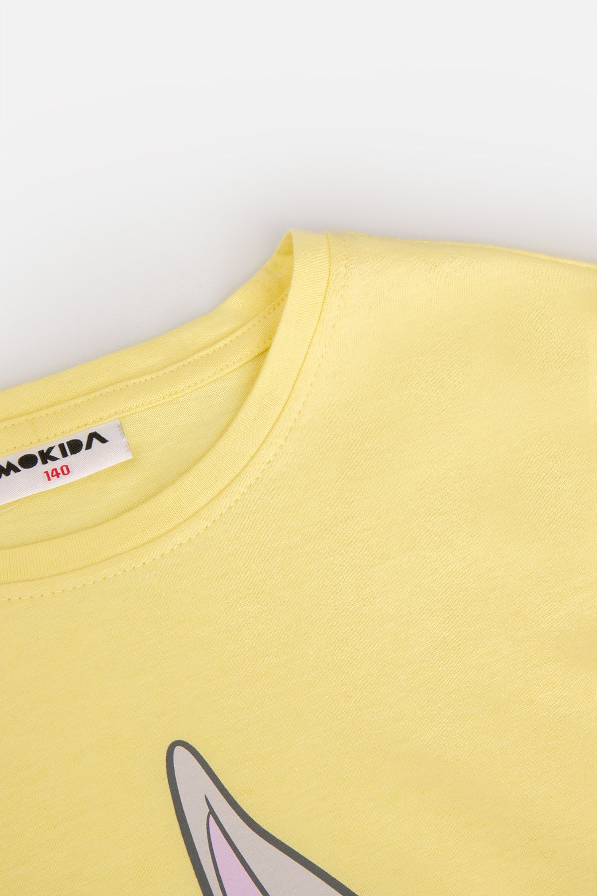 T-shirt z krótkim rękawem LOONEY TUNES żółty z nadrukiem - Królik Bugs 2225040