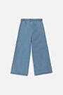 Spodnie jeansowe niebieskie rozszerzane z kieszeniami 2235328