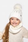 Czapka zimowa dziewczęca z bawełnianą podszewką 2227338