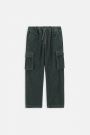 Spodnie tkaninowe zielone sztruksowe o fasonie REGULAR 2226342