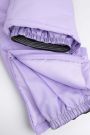 Spodnie narciarskie fioletowe z kieszeniami na szelkach 2225739