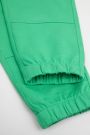Spodnie dresowe zielone z kieszeniami o fasonie SLIM 2220477