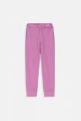 Spodnie dresowe fioletowe z kieszeniami 2219476
