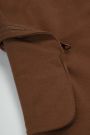 Spodnie dresowe brązowe z kieszeniami o fasonie REGULAR 2225552