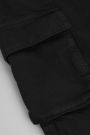 Spodnie jeansowe czarne cargo z kieszeniami 2218532