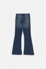 Spodnie jeansowe granatowe z rozszerzaną nogawką, FLARE LEG 2220126