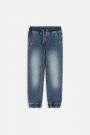 Spodnie jeansowe granatowe joggery z kieszeniami o fasonie REGULAR 2220700