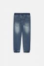 Spodnie jeansowe granatowe joggery z kieszeniami o fasonie REGULAR 2220701