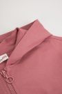 Bluza rozpinana różowa z kapturem i kieszeniami 2218389