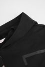 Bluza rozpinana czarna z kapturem i kieszeniami 2218261