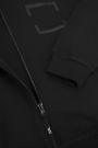 Bluza rozpinana czarna z kapturem i kieszeniami 2218262
