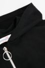 Bluza rozpinana czarna z kapturem i kieszeniami 2218715