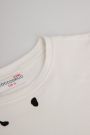 T-shirt z długim rękawem ecru z nadrukiem dalmatyńczyka 2218409