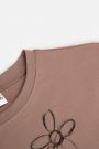 T-shirt z długim rękawem brązowy z nadrukiem, licencja MICKEY MOUSE 2222102