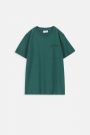 T-shirt z krótkim rękawem zielony z kieszonką 2219369
