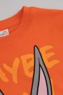 T-shirt z krótkim rękawem pomarańczowy z nadrukiem, licencja LOONEY TUNES 2220862