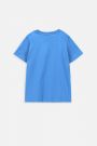 T-shirt z krótkim rękawem niebieski z nadrukiem, licencja NARUTO 2222149