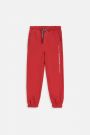 Spodnie dresowe BALLOON czerwone z nadrukiem na nogawce 2221792