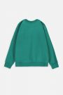 Bluza dresowa zielona z kieszenią typu kangurka 2228317