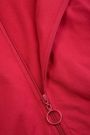 Bluza rozpinana z kapturem malinowa dresowa z nadrukiem 2221931
