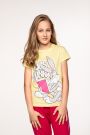 T-shirt z krótkim rękawem LOONEY TUNES żółty z nadrukiem - Królik Bugs 2226873