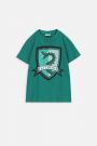 T-shirt z krótkim rękawem HARRY POTTER zielony z herbem Slytherin 2228491