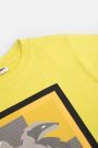 T-shirt z krótkim rękawem HARRY POTTER limonkowy z herbem Hufflepuff 2222319