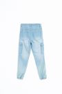 Spodnie jeansowe niebieskie JOGGER o fasonie REGULAR 2156733