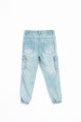 Spodnie jeansowe niebieskie JOGGER o fasonie REGULAR 2156738