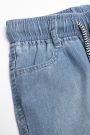 Krótkie spodenki jeansowe wiązane w pasie  2156813