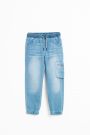 Spodnie jeansowe niebieskie JOGGER o fasonie REGULAR 2156825